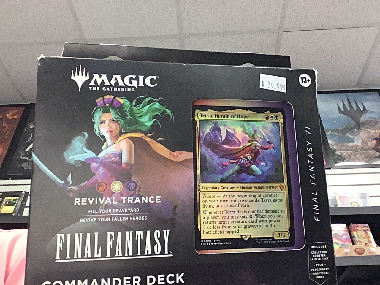 Magic the Gathering Final Fantasy revival trance commander deck