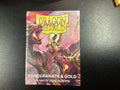 Dragon Shield Dual Matt Pomegranate & Gold Sleeves
