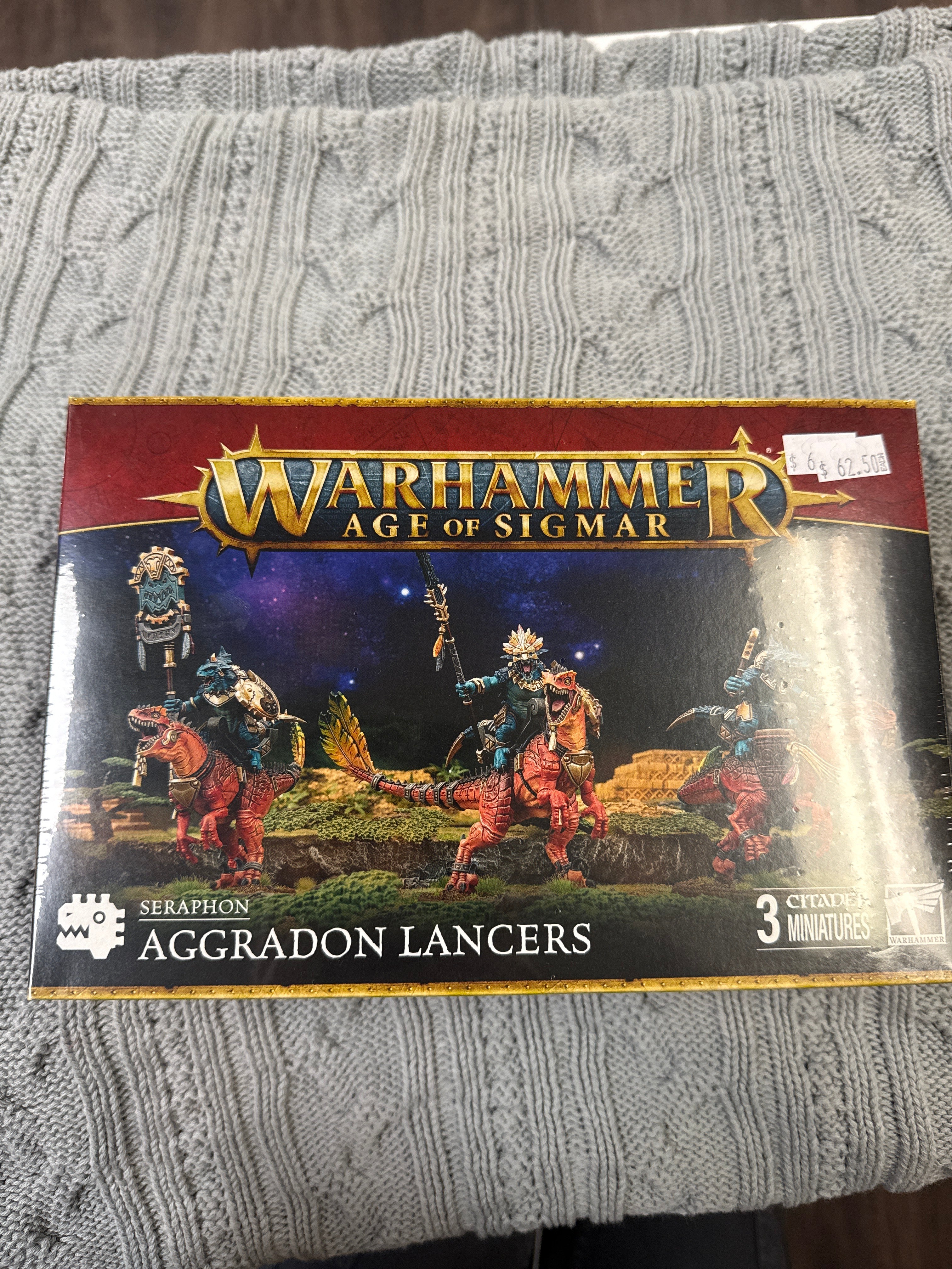 Warhammer Age of Sigmar: Seraphon Aggradon Lancers