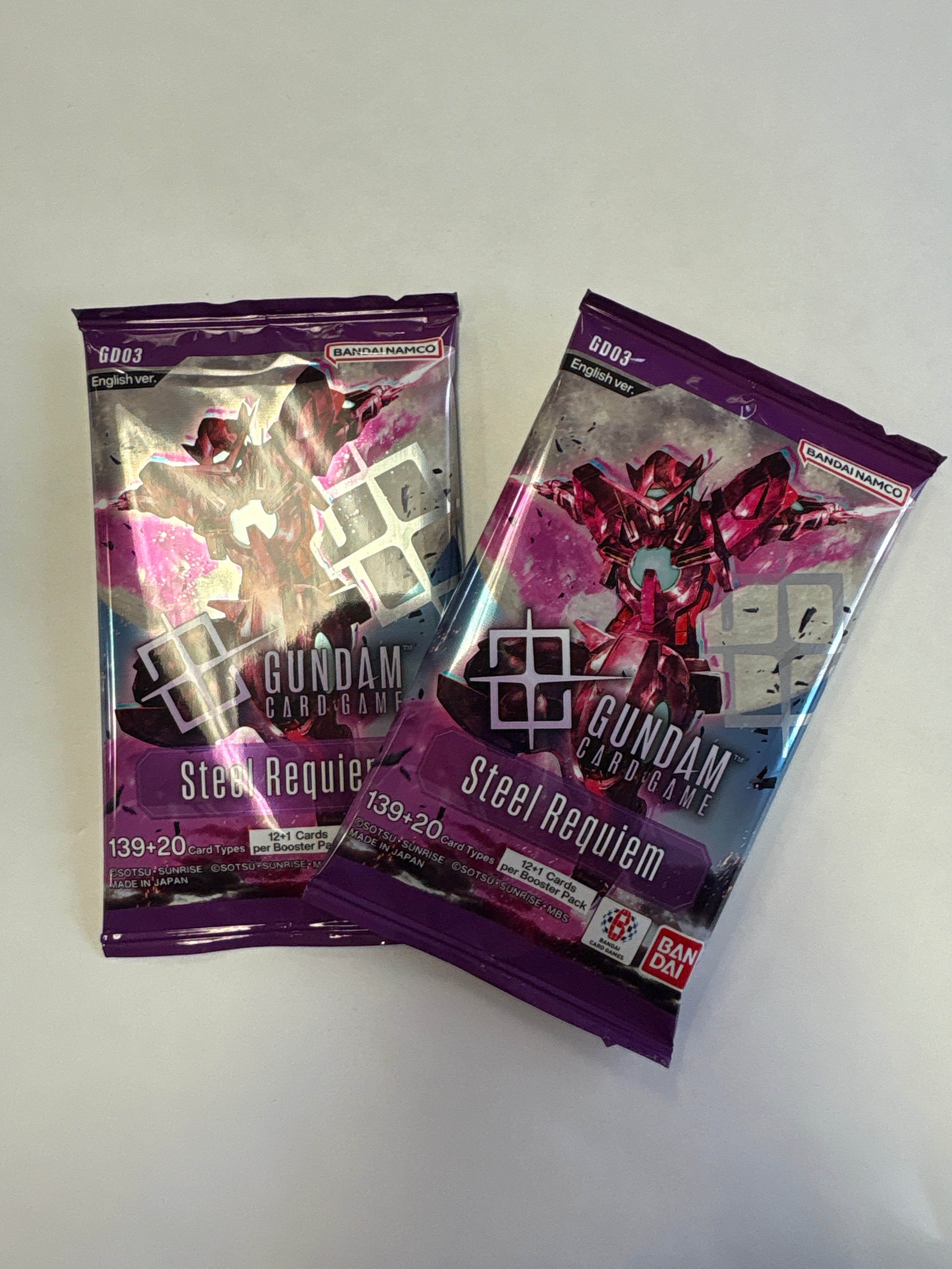 Gundam: Steel Reguim booster packs