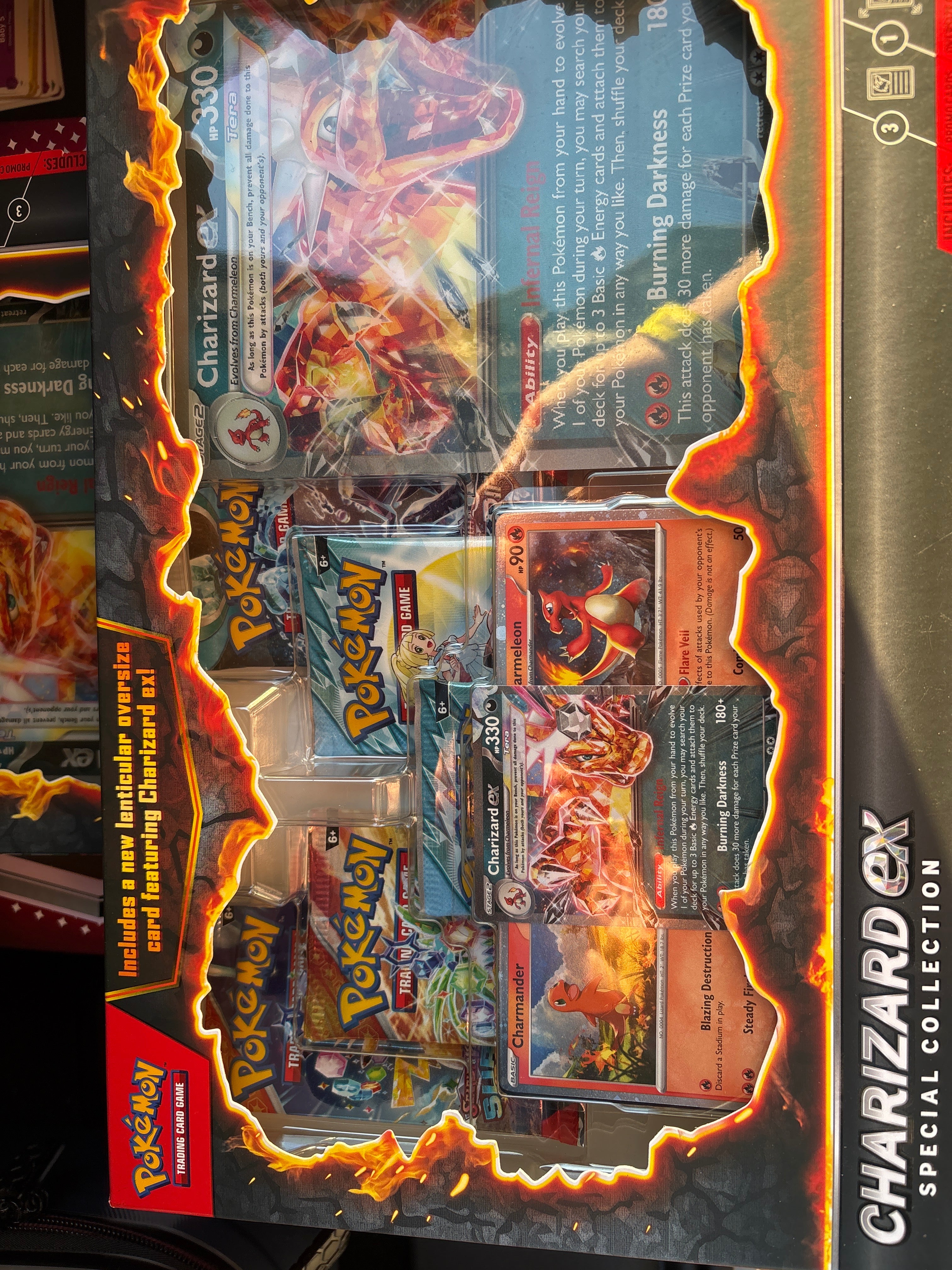 Pokemon charizard ex special collection box