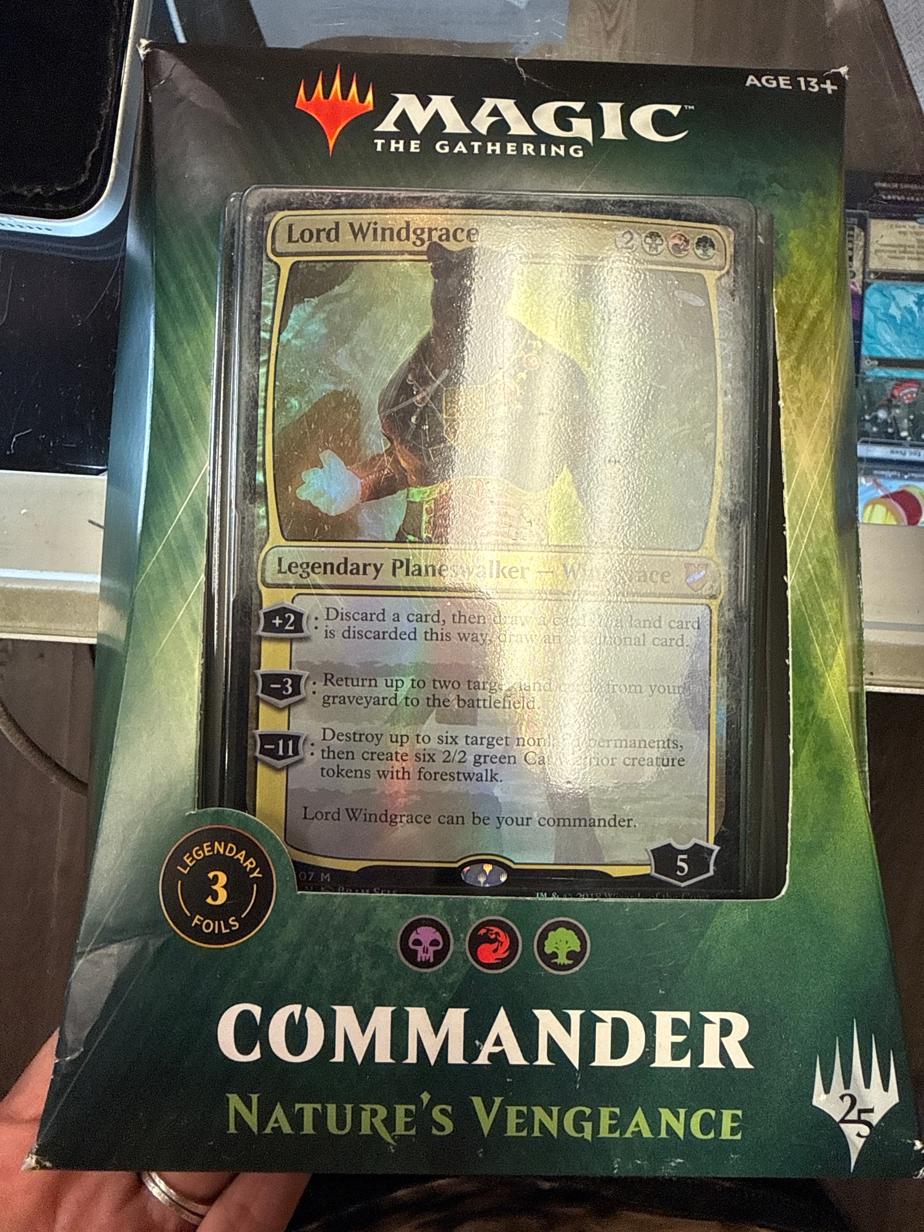 [Consignment] Magic the gathering Nature’s Vengeance Commander deck