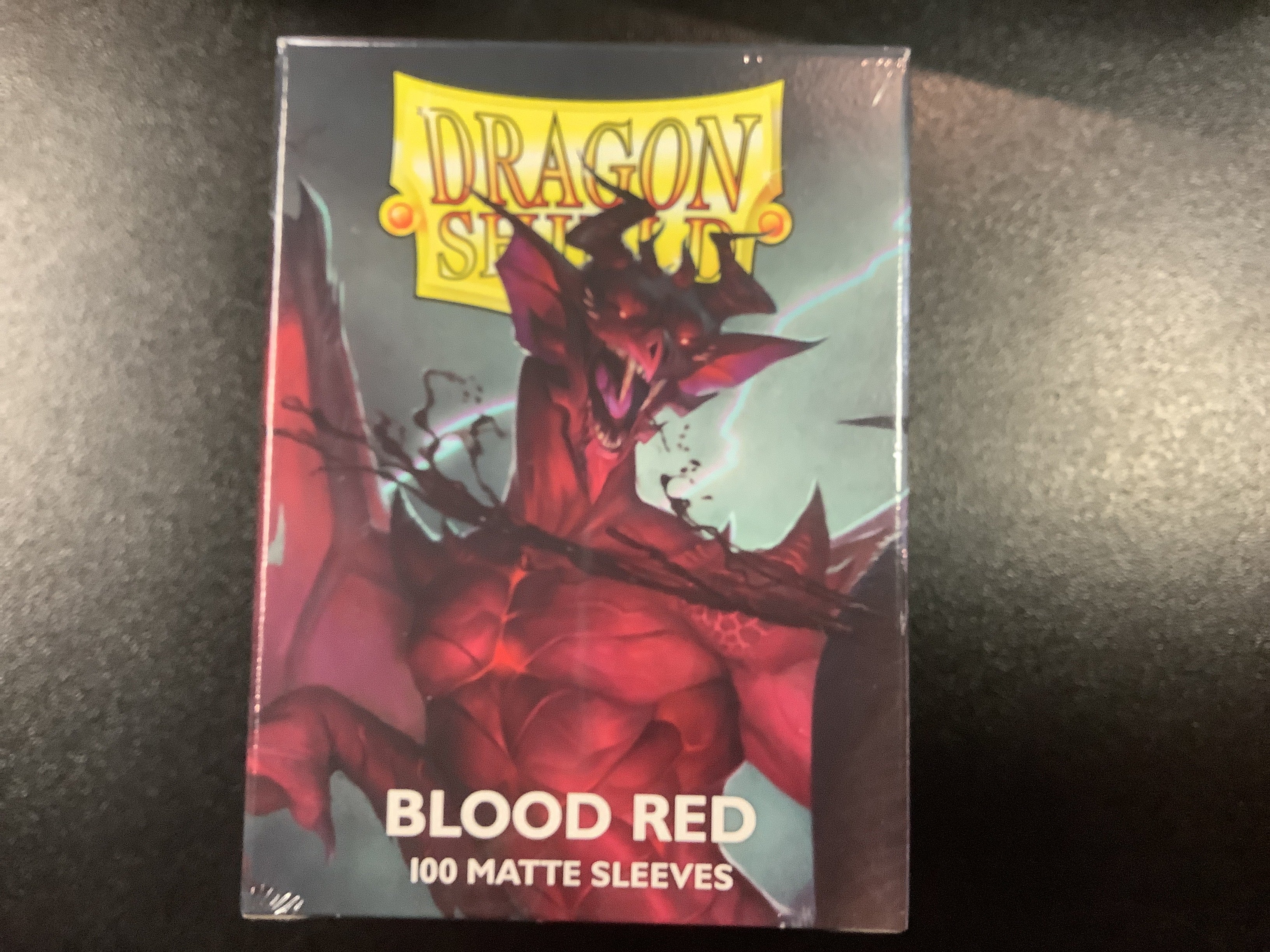 DragonShield matte blood red