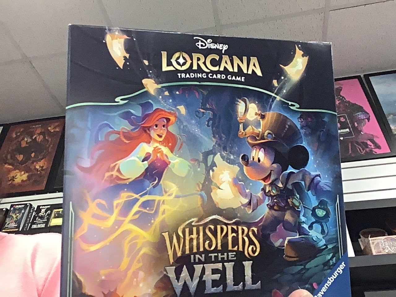 Lorcana TCG: Whispers in the Well Illumineer's Trove - Secure Card Storage - Includes Booster Packs & Comprehensive Guide - Original Disney Artwork