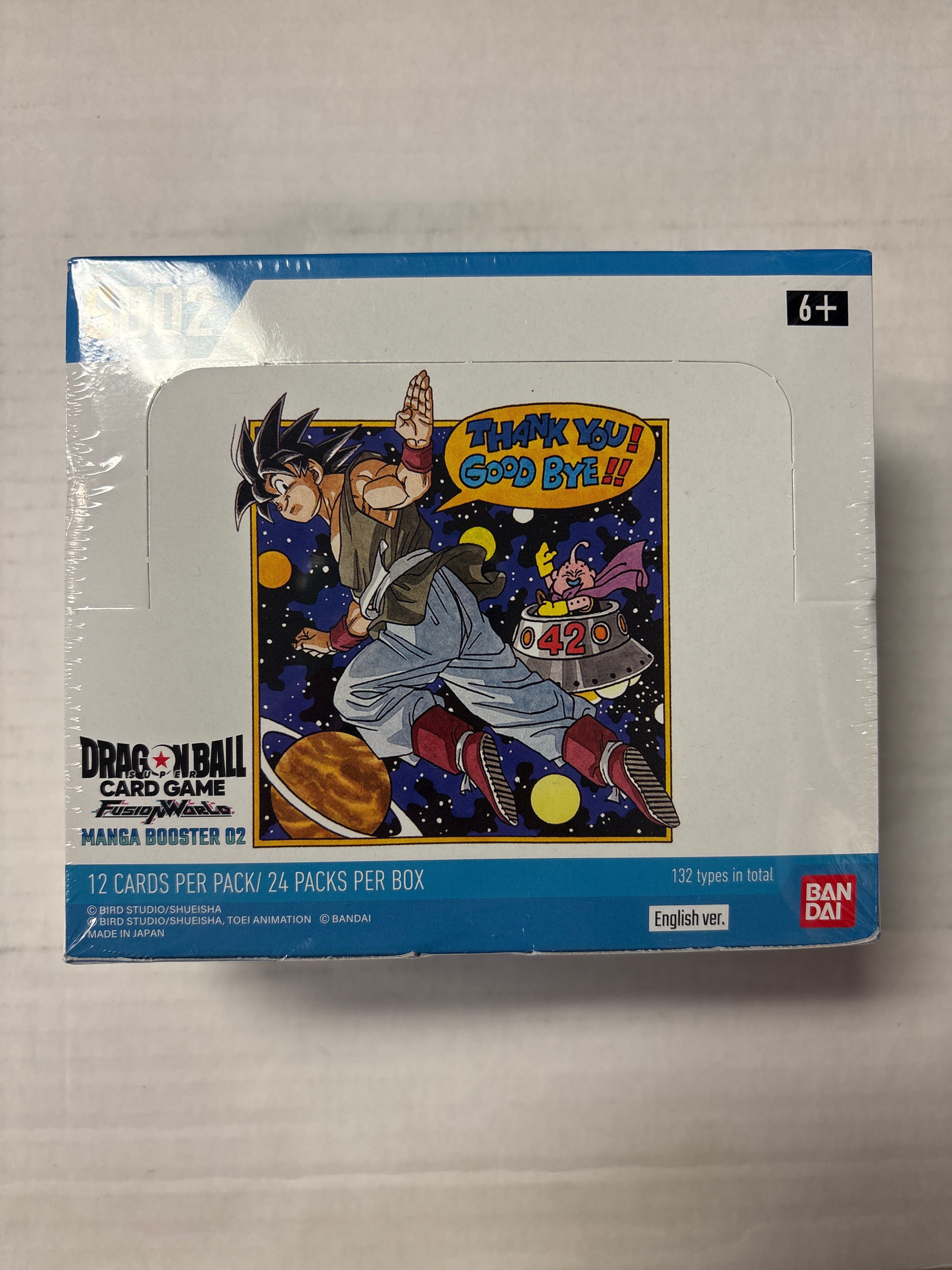 Bandai Dragon Ball Super Card Game Fusion World Manga Booster Box 02 [SB02]