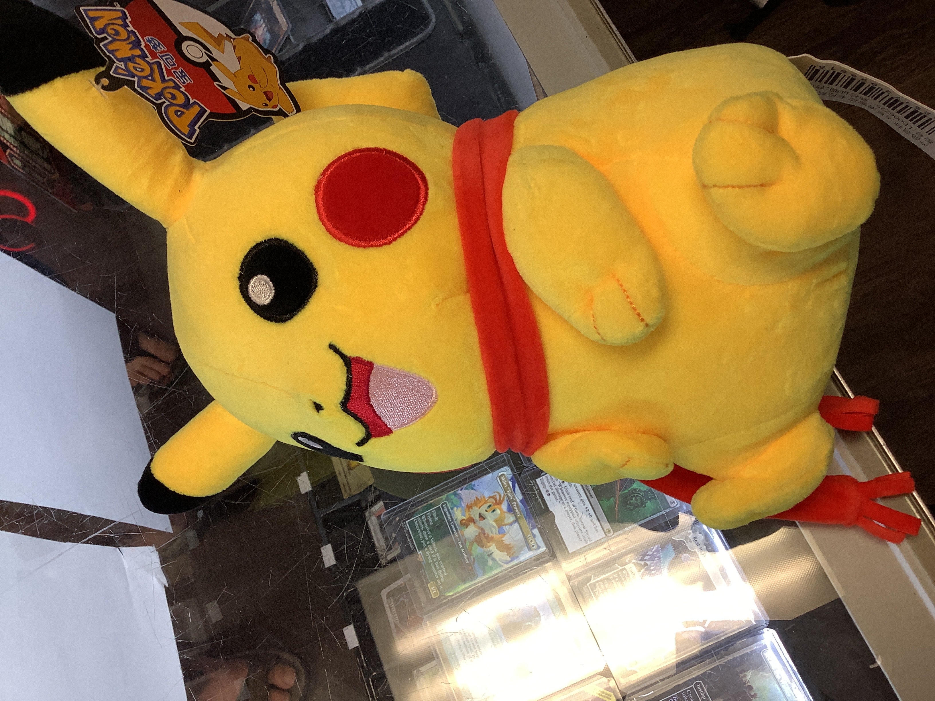Pokemon Pikachu with red scarf plush