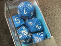 Dice Sets Chessex Speckled Water - Polyhedral 7-die set