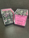 Dice set: Chessex 36 mini dice brush paintball/Green CHX - 24814￼