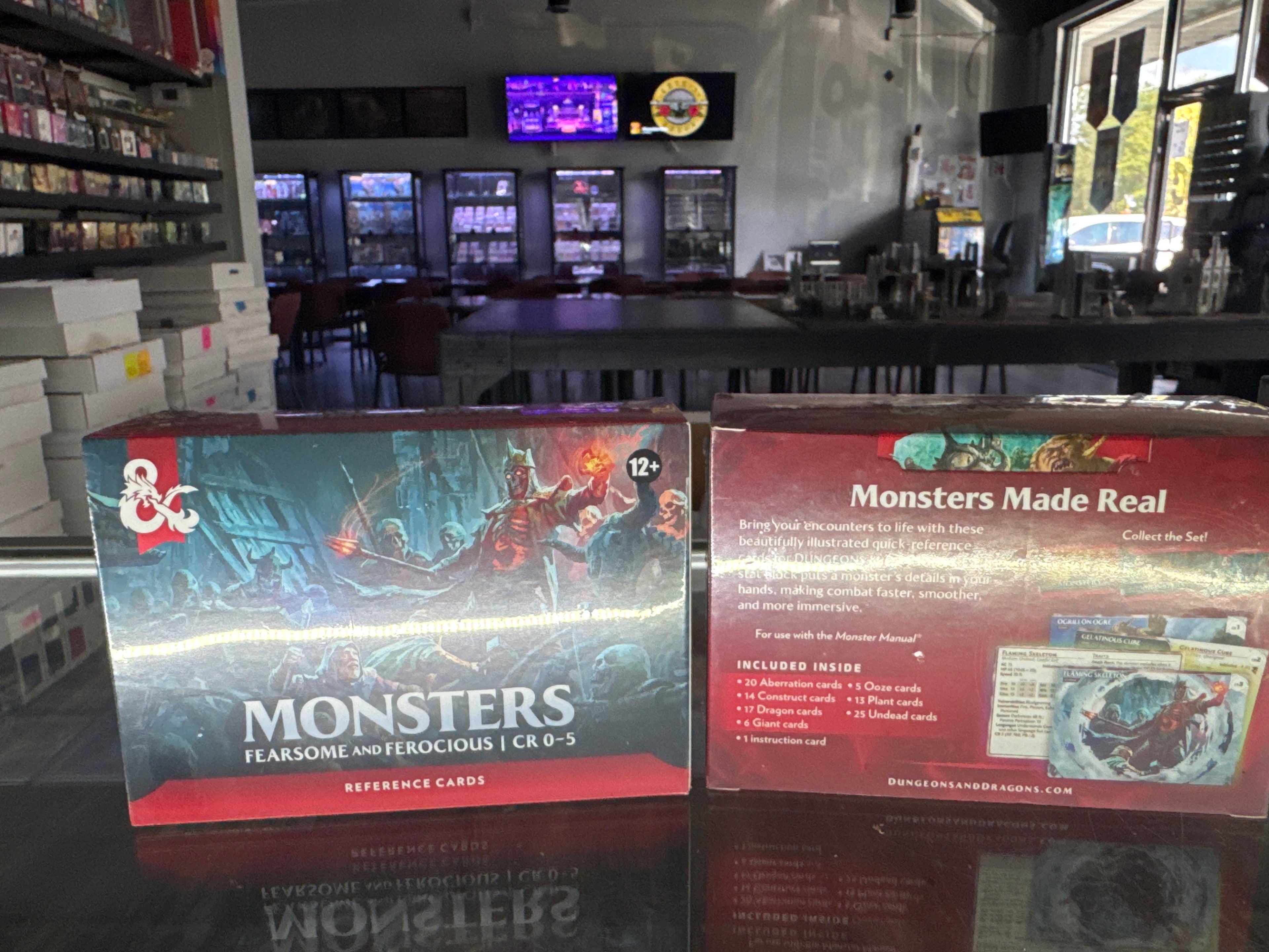 D&D reference cards Fearsome & Ferocious Monster