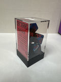 Dice set: Chessex 26458 Gemini black – starlight/red polyhedral seven dice set