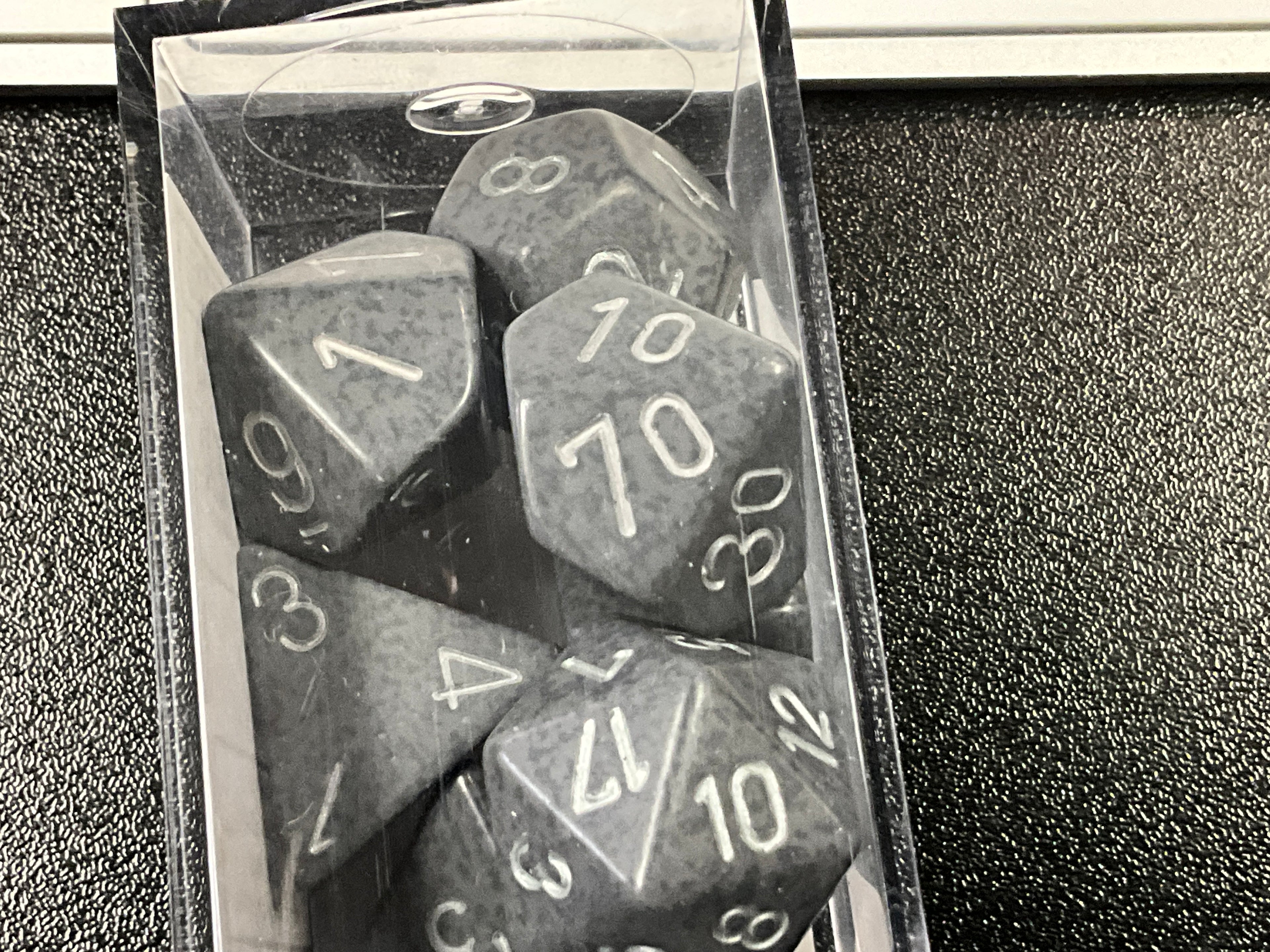 Dice Sets Chessex Speckled Hi-Tech Polyhedral 7-Die set