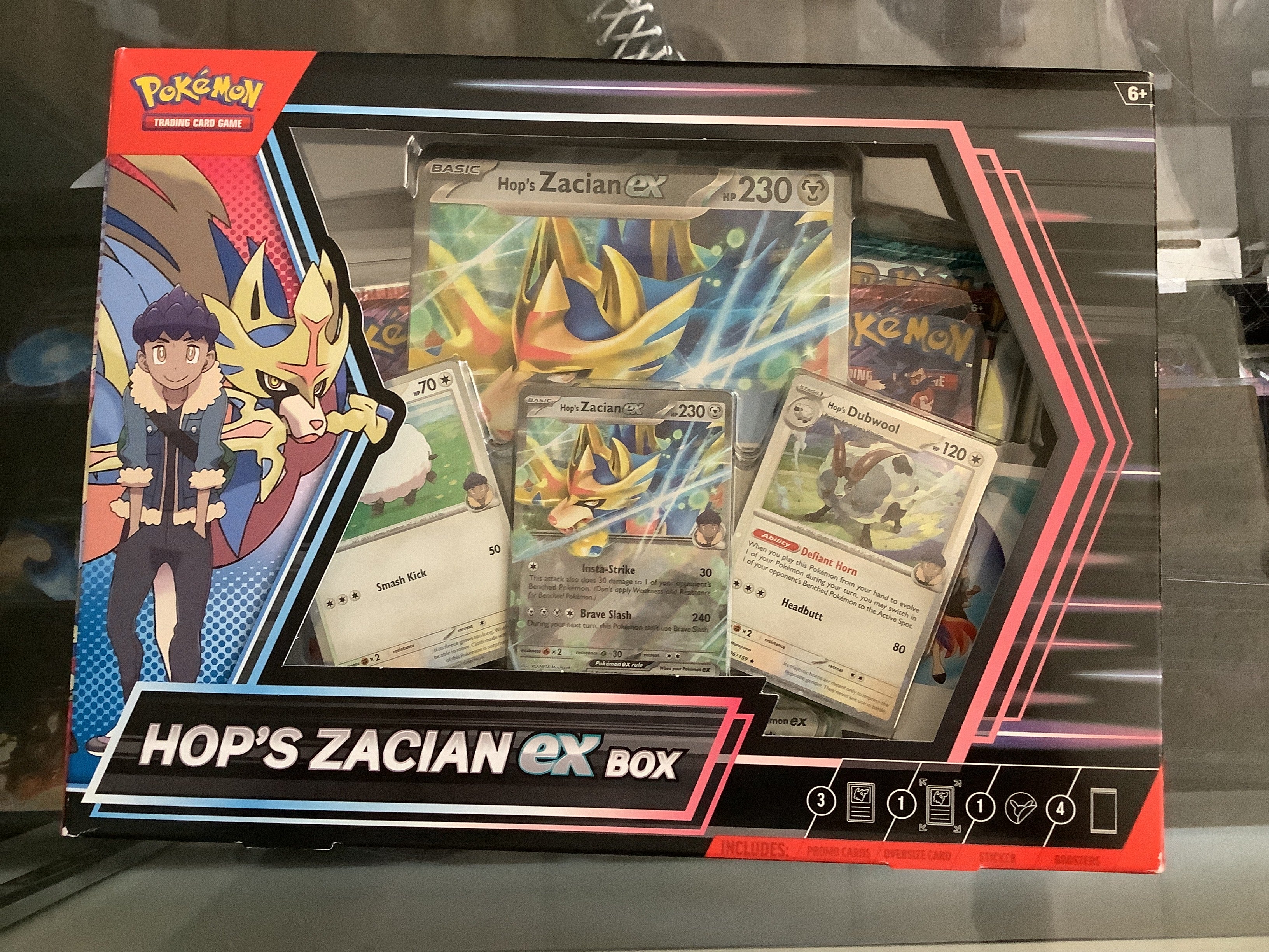 Pokemon Hop’s Zacian EX Box