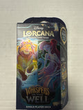 Lorcana TCG: Whispers in the Well Single-Player Deck - Amber & Emerald - Engaging Gameplay - Over 200 Original Disney Artworks