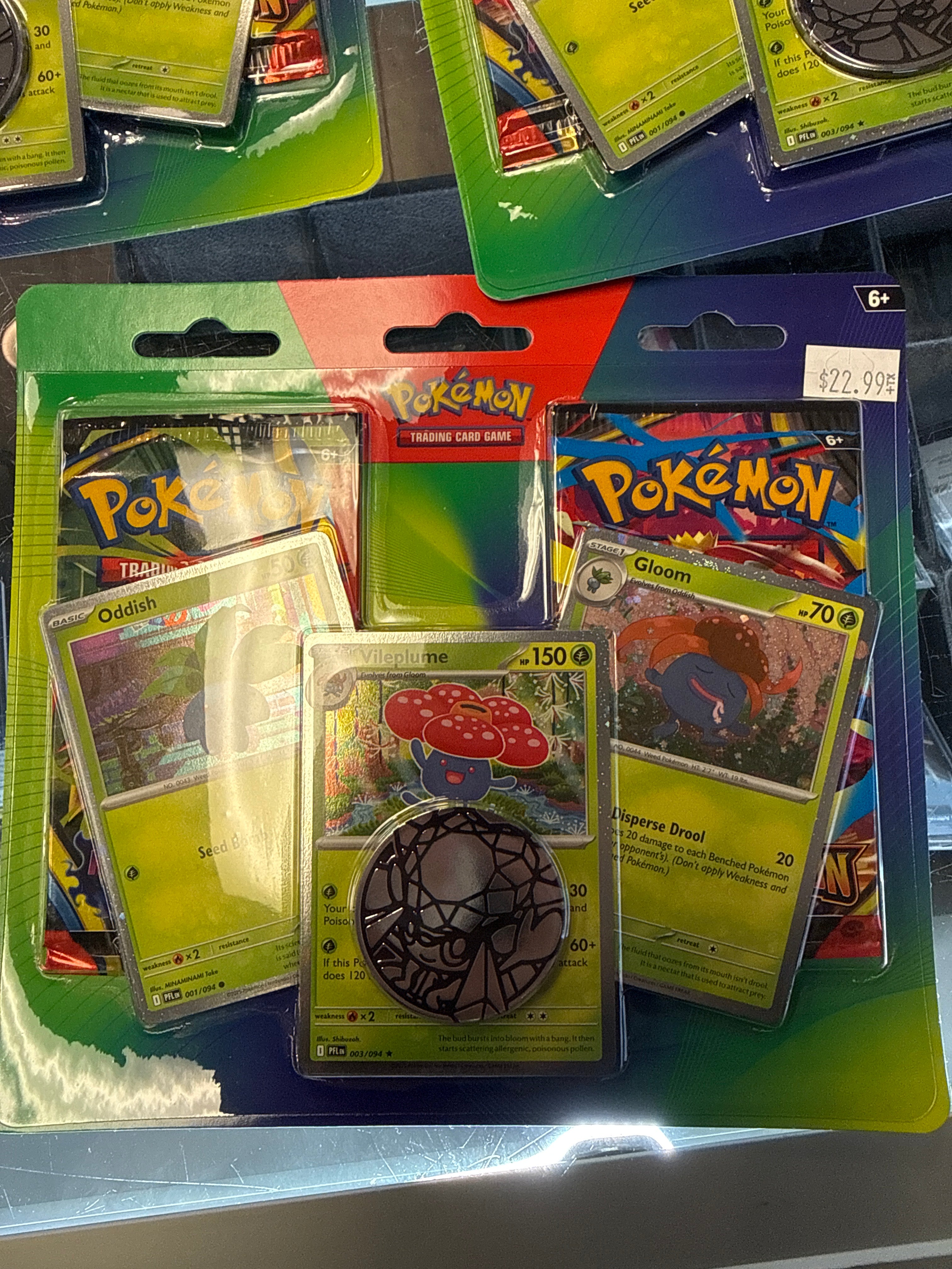 Pokémon 2-Pack Blister Pack [Oddish, Gloom, & Vileplume]