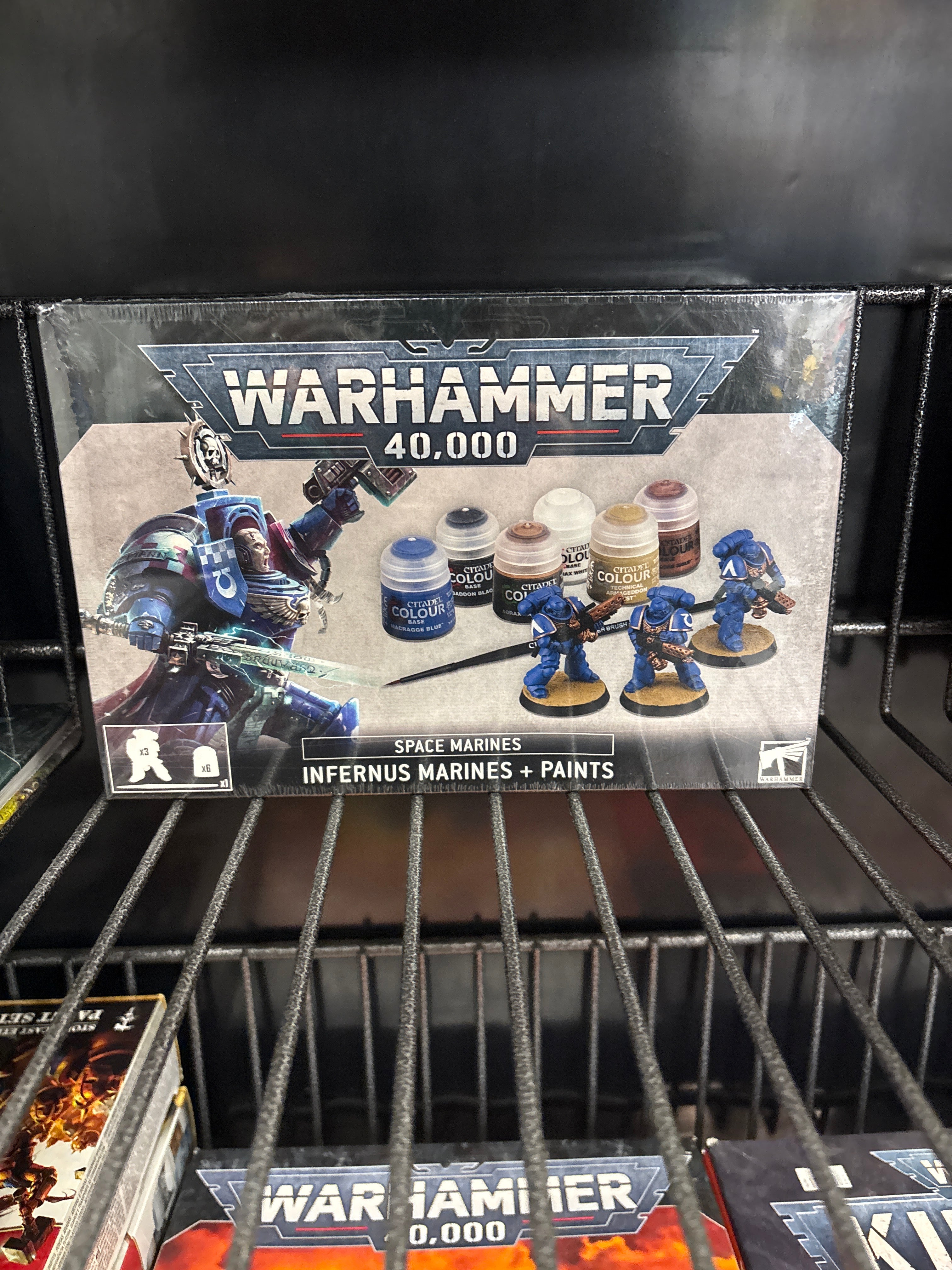 Warhammer 40k - Space Marines - Infernus Marines + Paint