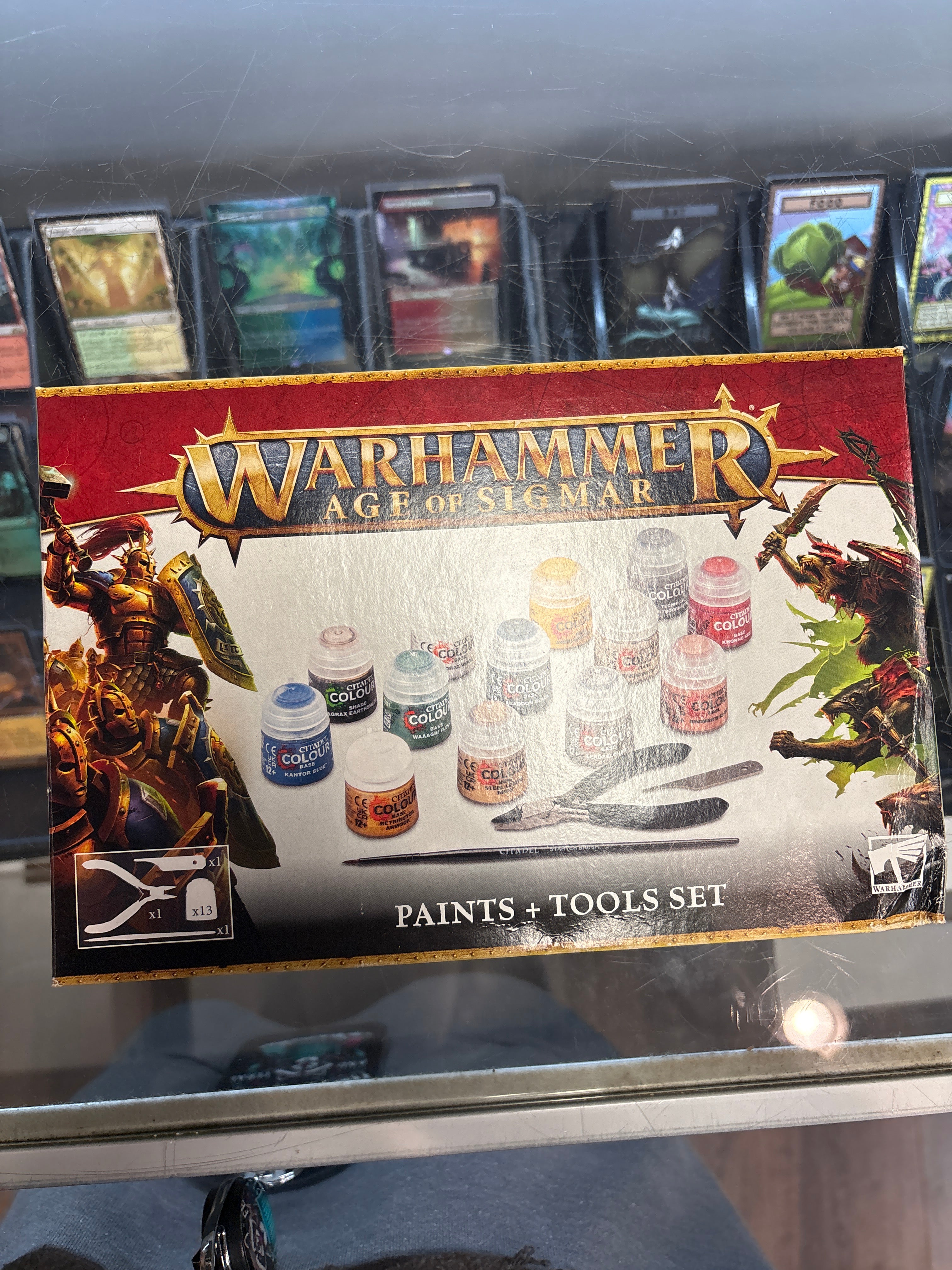 Warhammer Age Of Sigmar - Paints + Tools Set