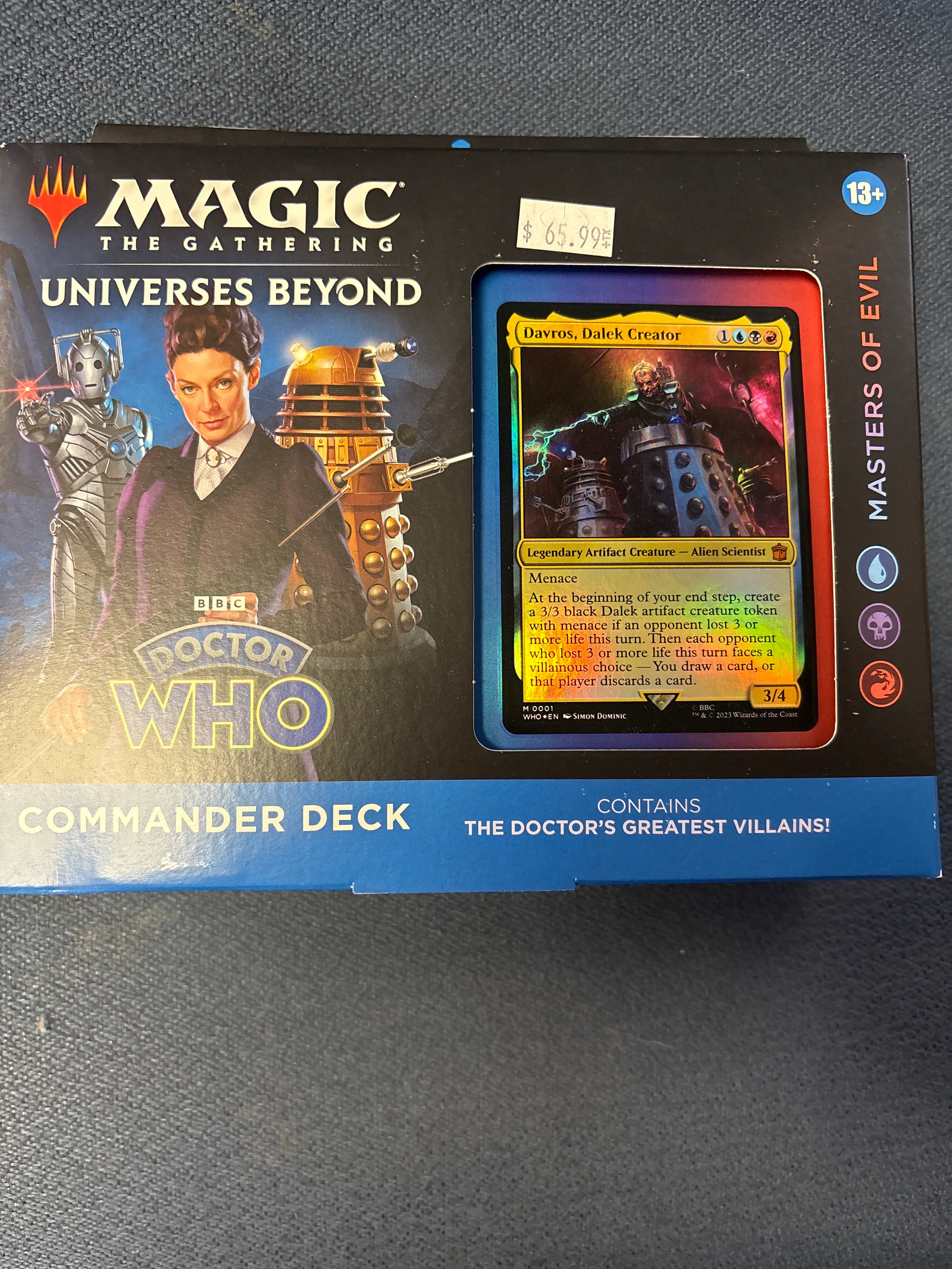 Magic the Gathering-Universes Beyond - Doctor Who Masters of Evil Commander Deck