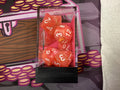 CHX 27553 festive dahlia/white polyhedral 7-die set