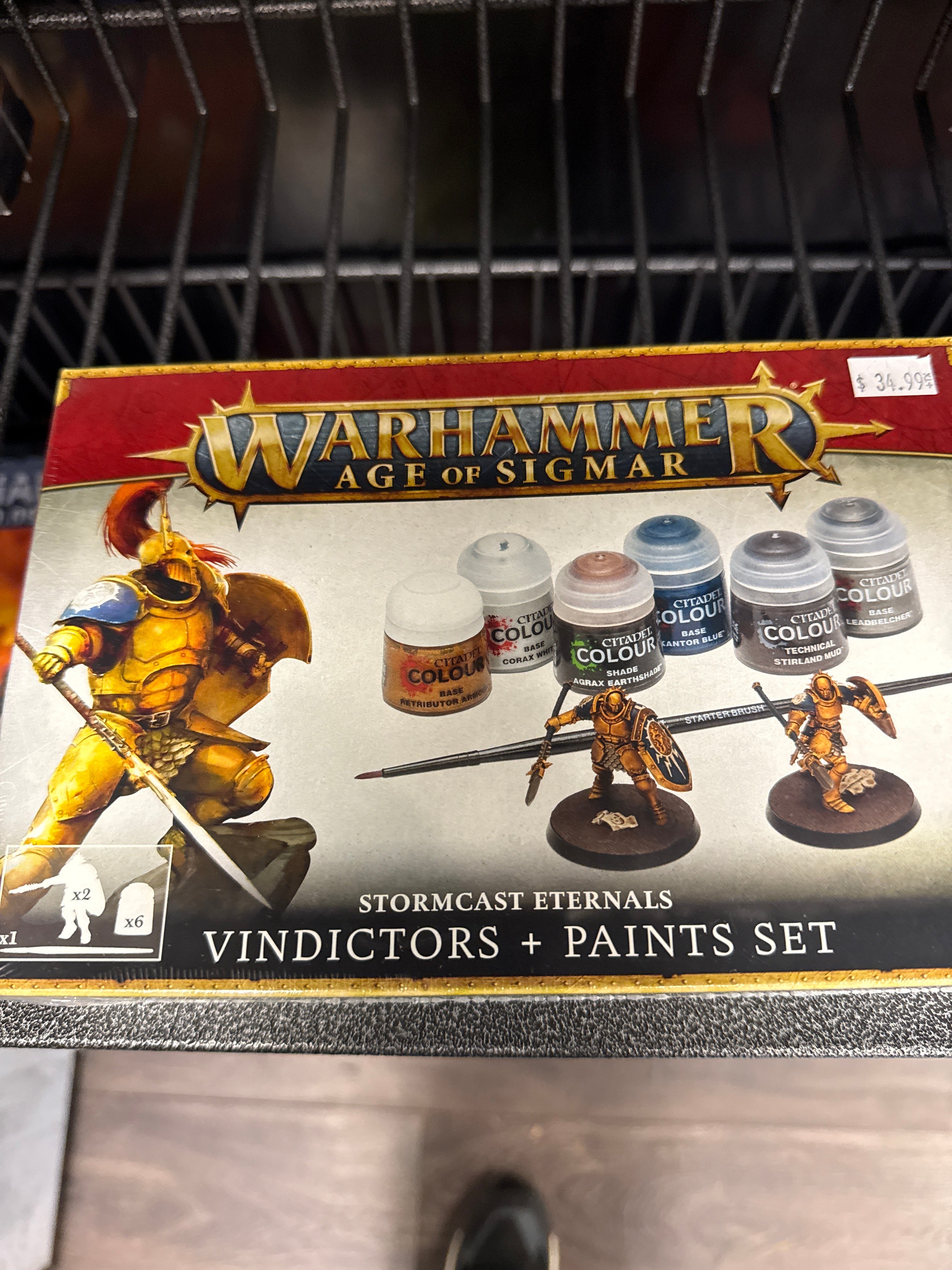 Warhammer Age of Sigmar - Stormcast Eternals Vindictirs + Paints Set
