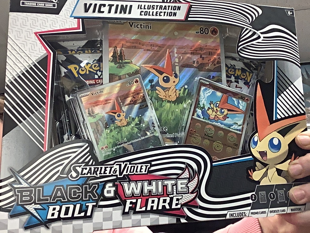 Pokémon: Scarlet & Violet Black bolt & White Flare Victini Illustration COllection