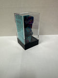 Dice Set: Chessex 26449 black light reveal Gemini purple – teal/gold
