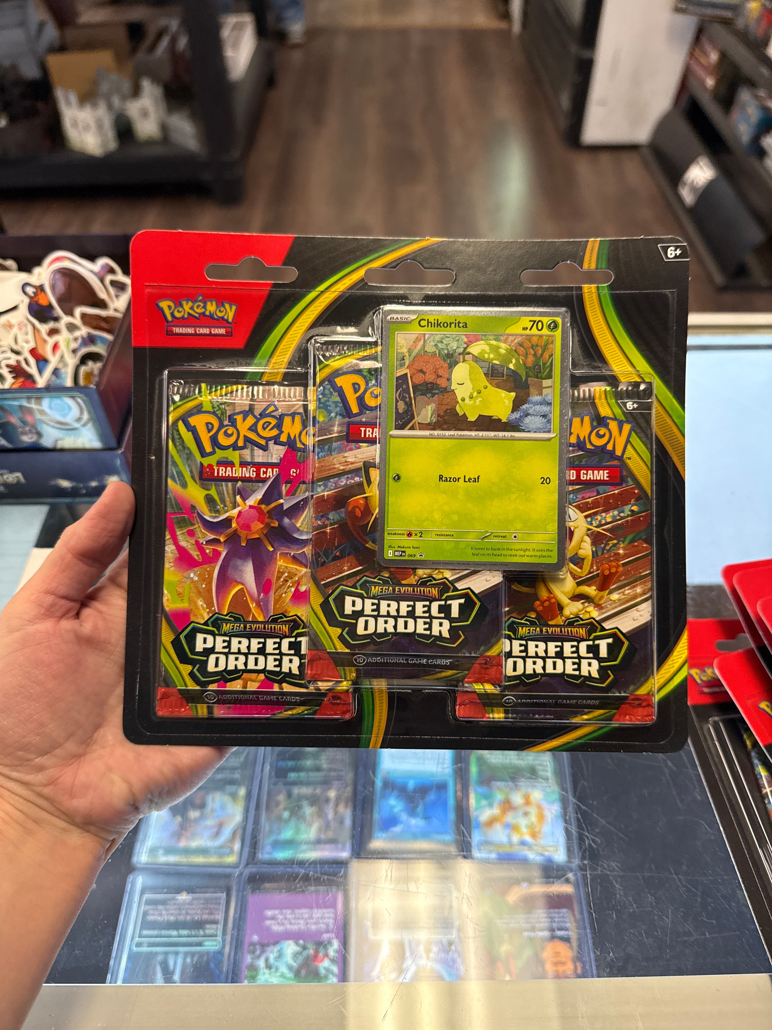 Pokémon - Perfect Order 3 Pack Blister [Chikorita] - ME03: Perfect Order (ME03)