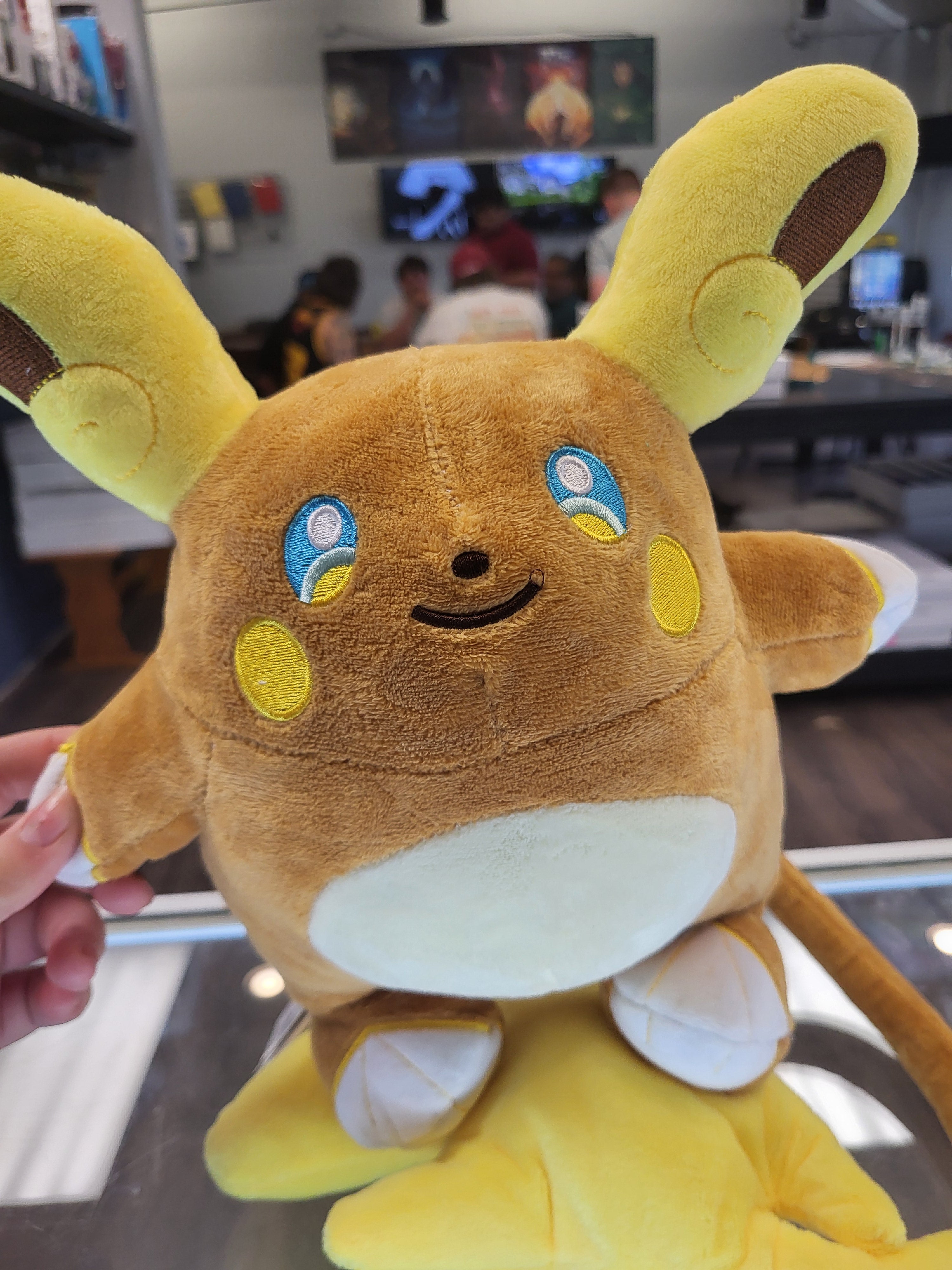 Pokemon Alohan Raichu plush