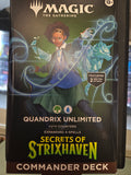 Magic Secrets of Strixhaven Commander Deck-Quandrix Unlimited